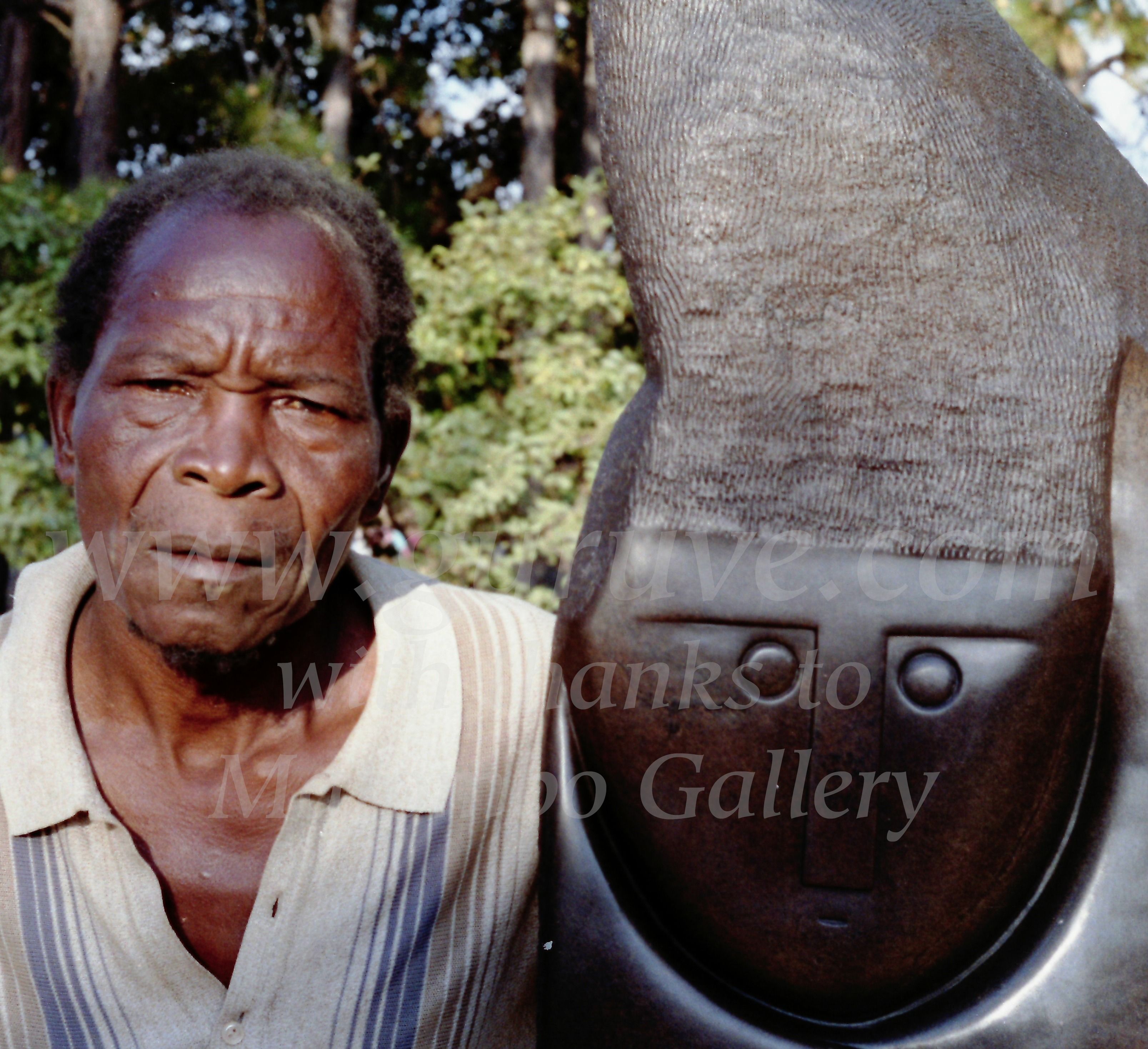 Master first-generation Zimbabwean sculptor Henry Munyaradzi, the most sought-after name in the Shona sculpture movement