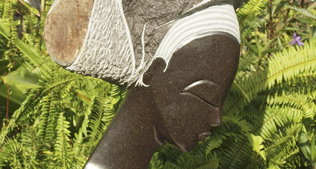 close up of Ndebele Girl by Tutani Mgabazi