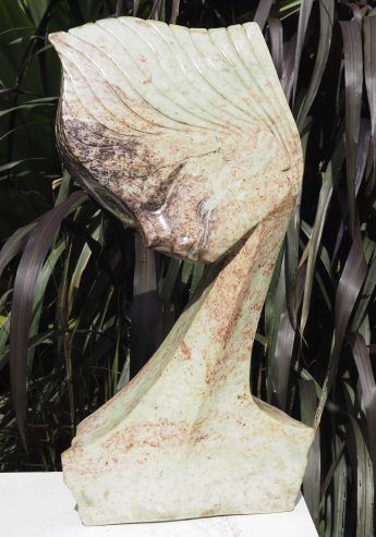 Stone bust Princess by Lovemore Bonjisi - main image