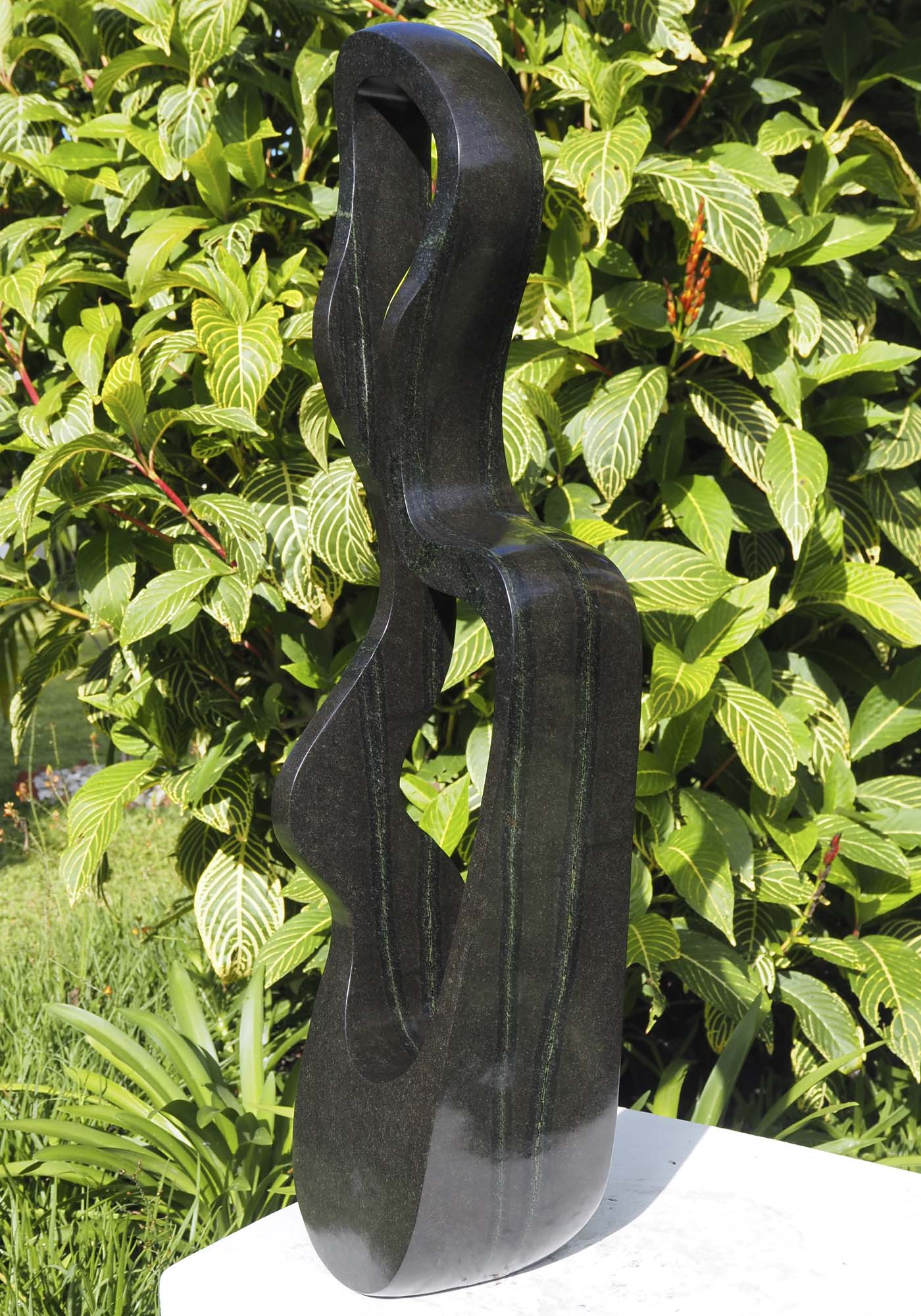 Abstract female form Secret Woman by Nesbert Mukomberanwa - front right