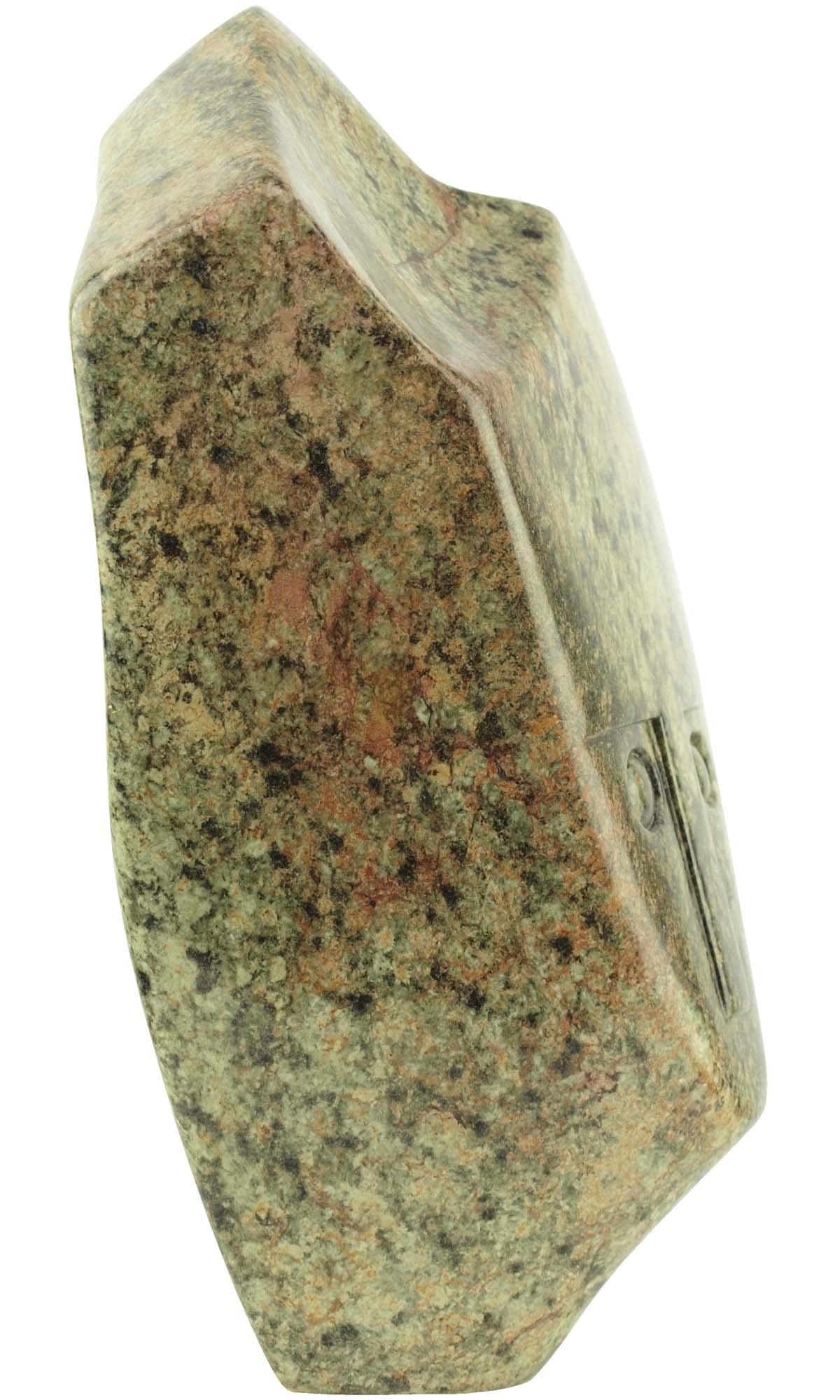 Collectable Shona stone sculpture - The Nun by Henry Munyaradzi - left side