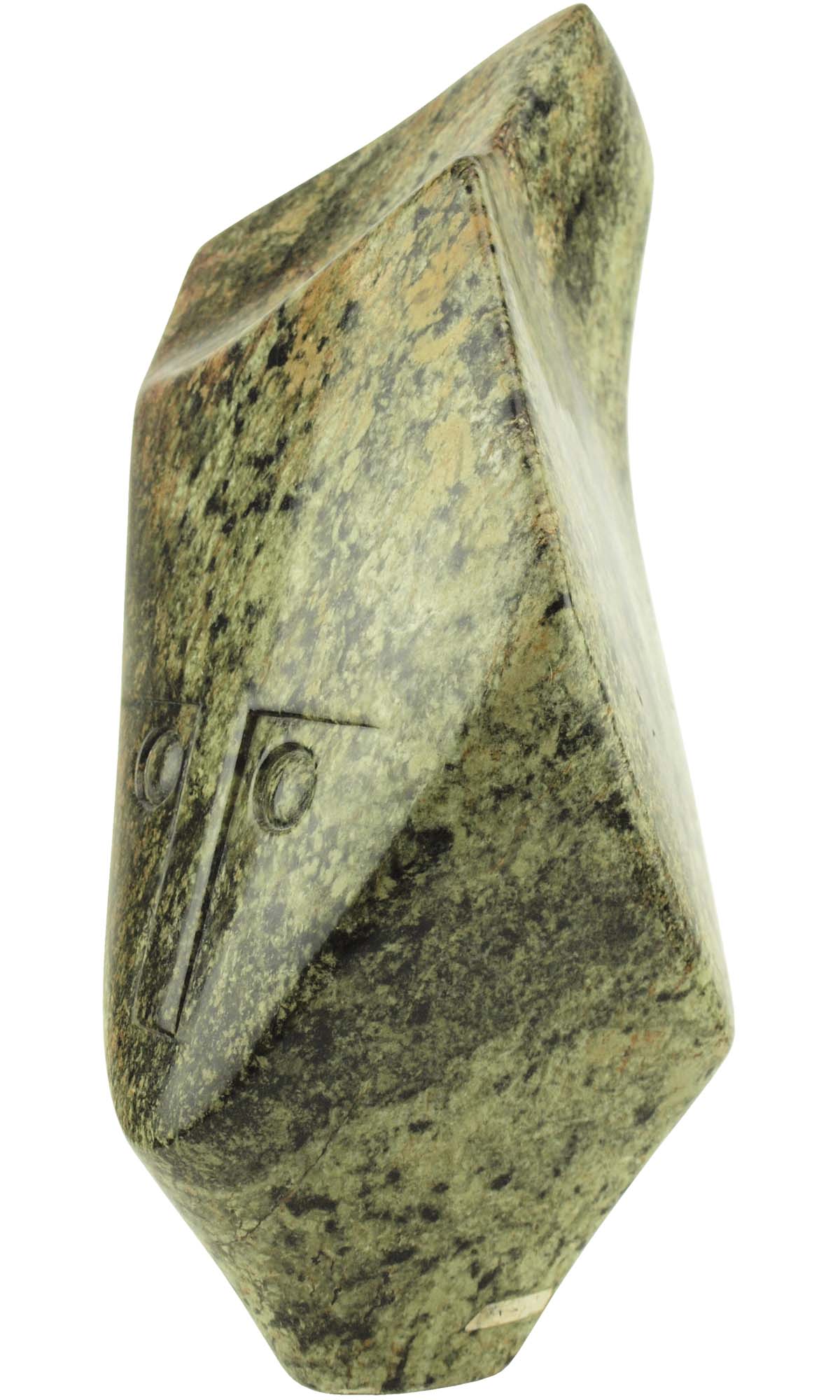 Collectable Shona stone sculpture - The Nun by Henry Munyaradzi - right side