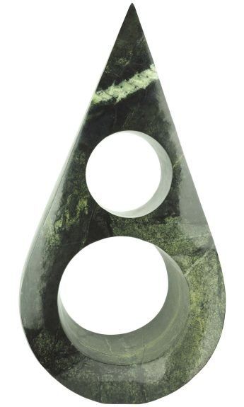 Contemporary sculpture unique ornament - Secret Lovers by Nesbert Mukomberanwa - main image