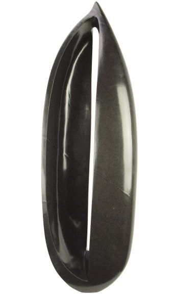 Abstract Shona sculpture Sharing Ideas by famous Zimbabwean artist Nesbert Mukomberanwa