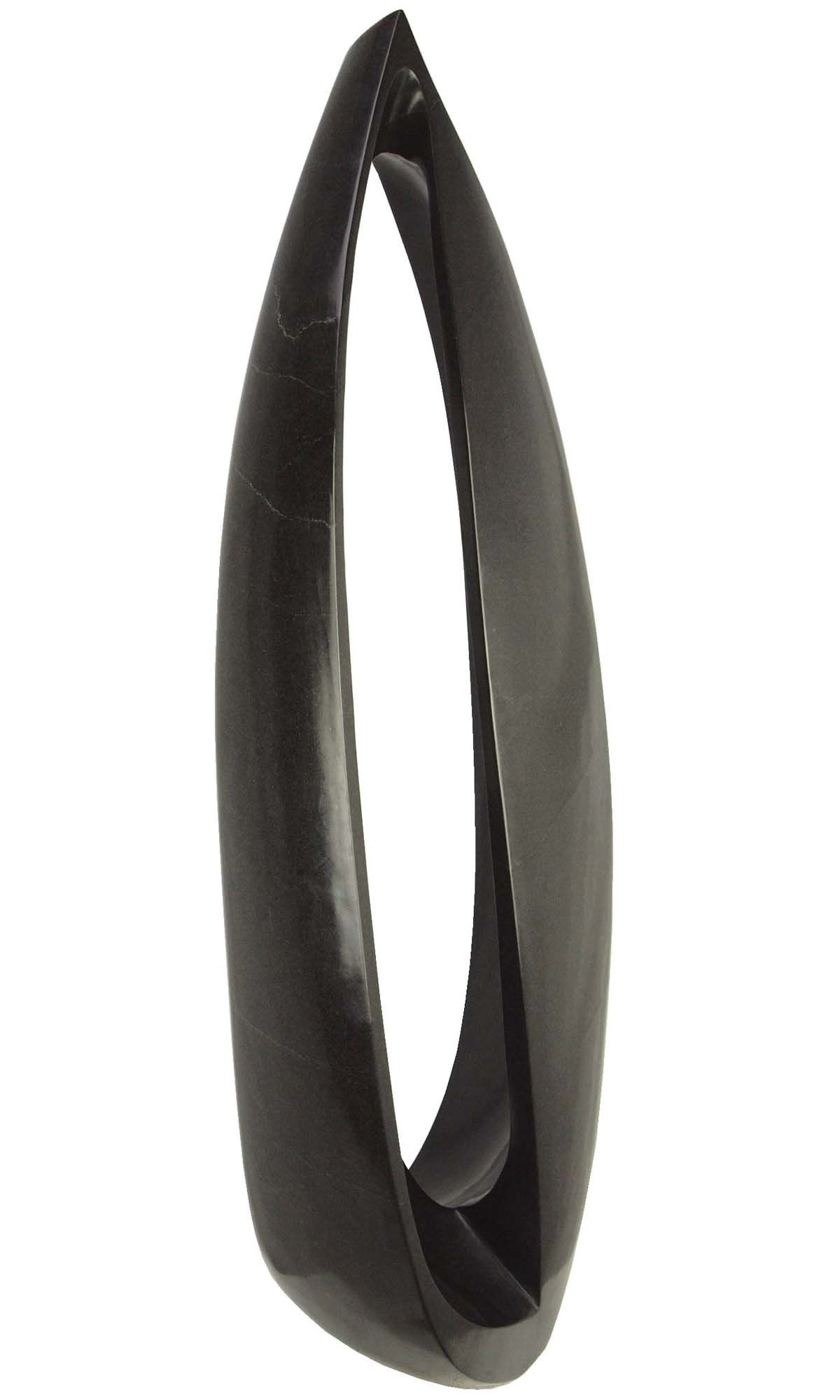 Abstract Shona sculpture Sharing Ideas by famous Zimbabwean artist Nesbert Mukomberanwa