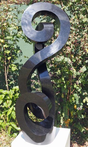 Affordable unique outdoor garden art - With All My Heart by Charles Kowo - main image