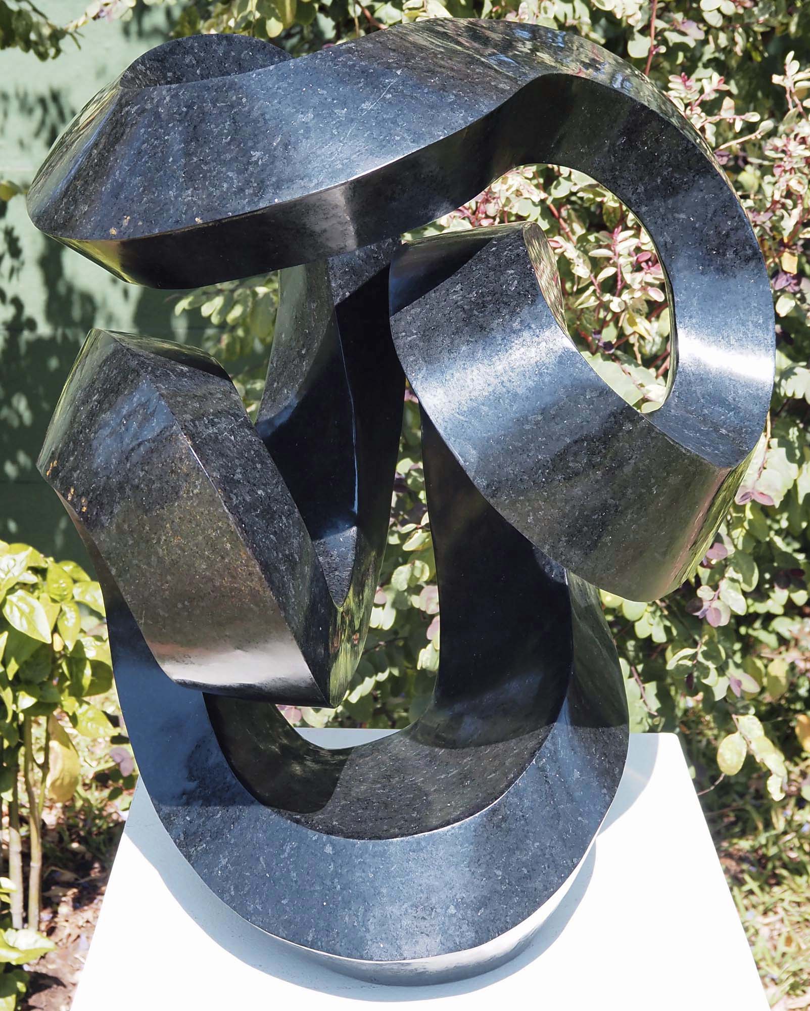 Affordable art original sculpture - Special Gift by Charles Kowo - from above