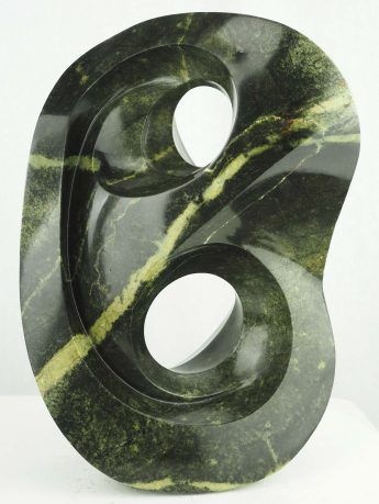 Affordable abstract Shona stone sculpture - Scanning The Skies by Munyaradzi Jeche - main image