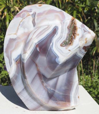 Semi-precious purple stone African art - Missing You by Tafadzwa Tandi - main image