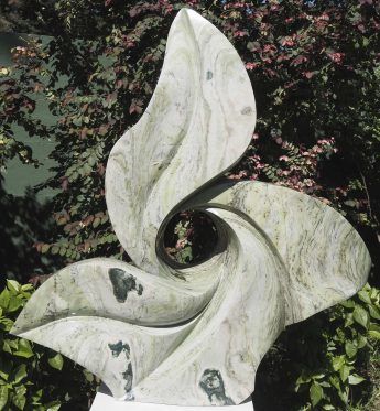 UK garden outdoor flower sculpture feature - Brighter Days by Tendai Gwaravaza - main image