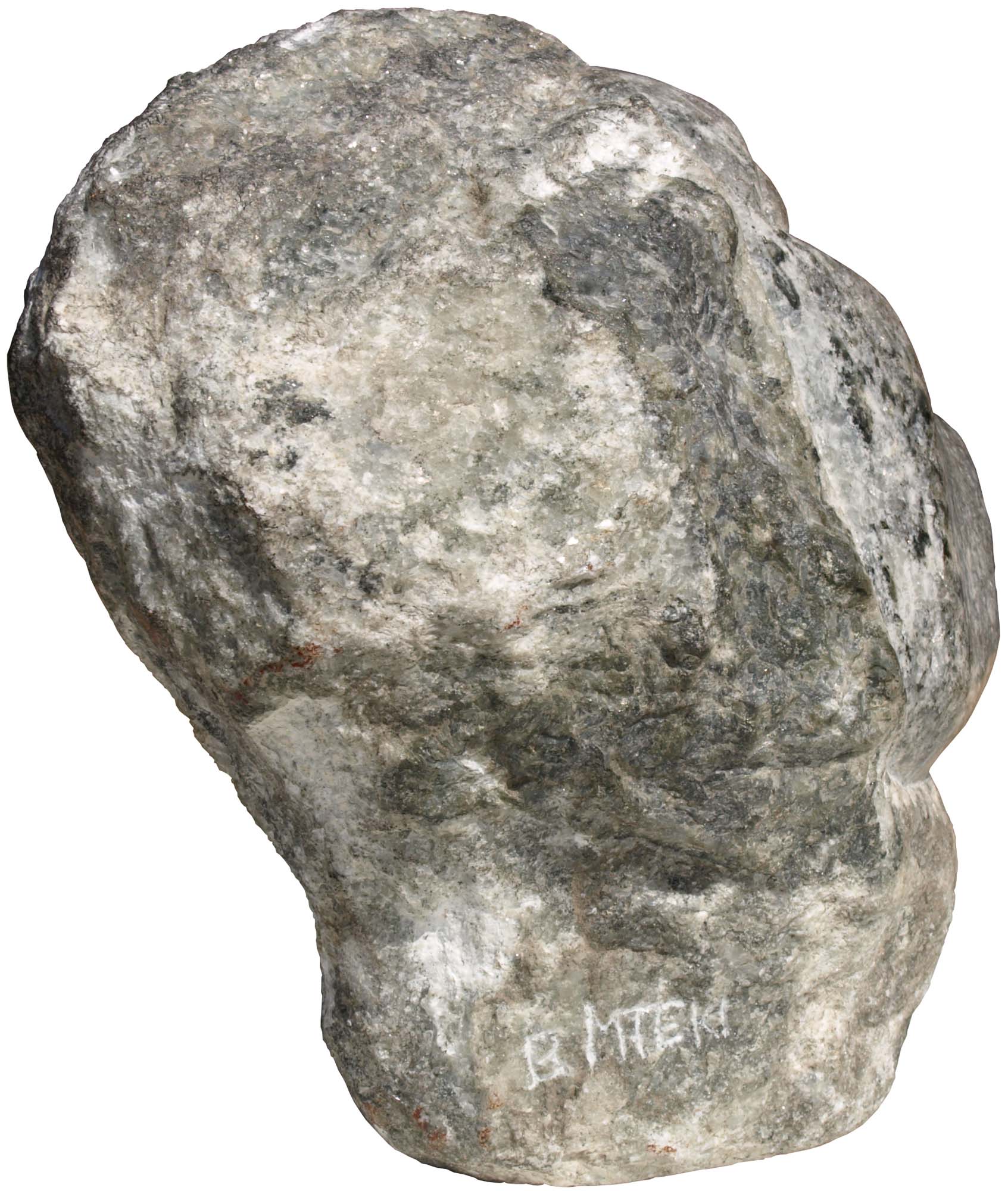 Shona stone sculpture Compassion by Zimbabwean artist Boira Mteki - back