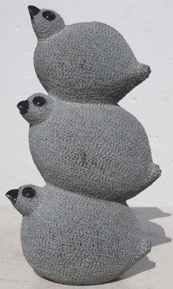 Zimbabwe stone sculpture of birds - Lifting One Another by Royal Katiyo - main image