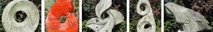 Garden sculpture by Tendai Gwaravaza