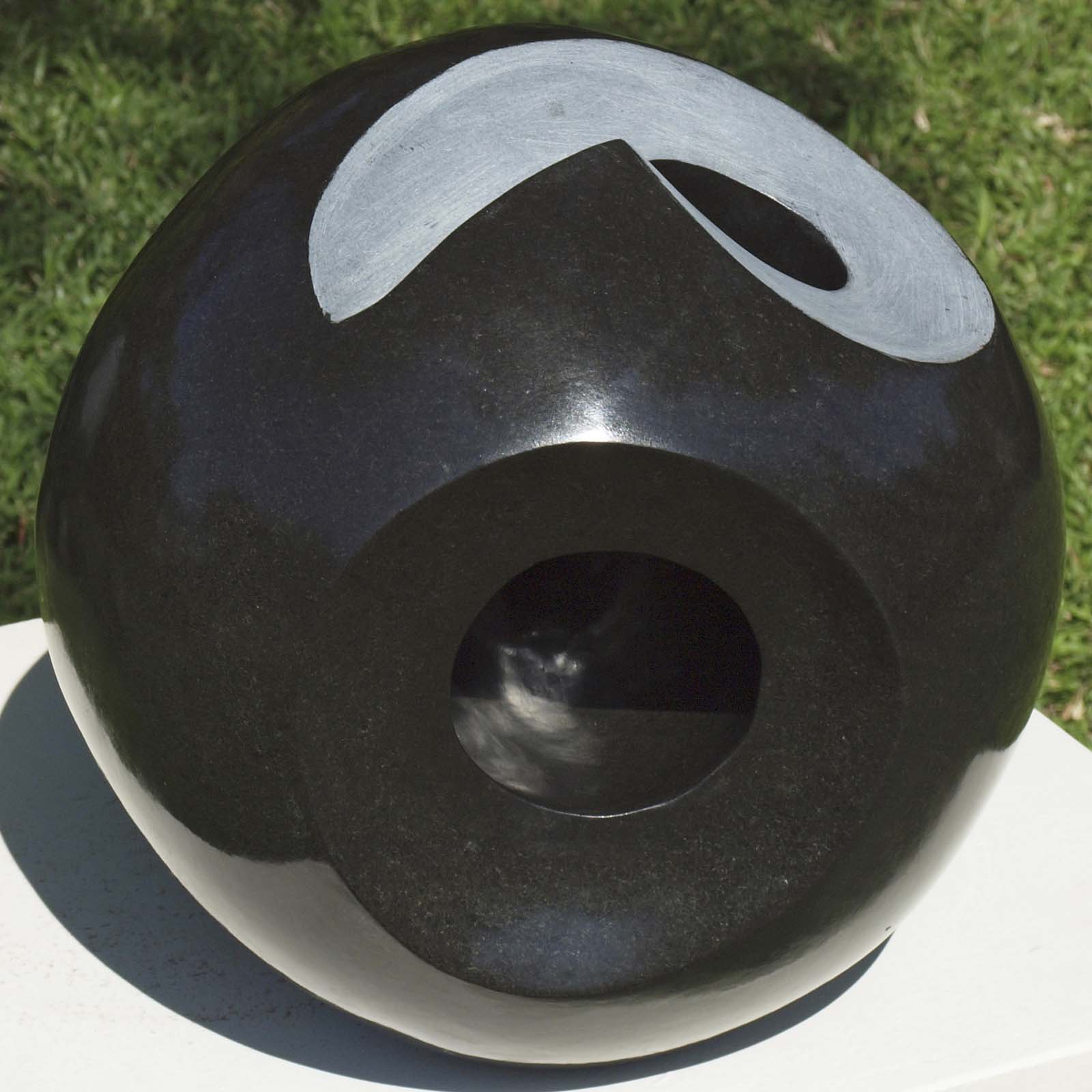 Affordable original stone sculpture - Heavenly Bodies by Tanyanyiwa Nyandoro - front from above