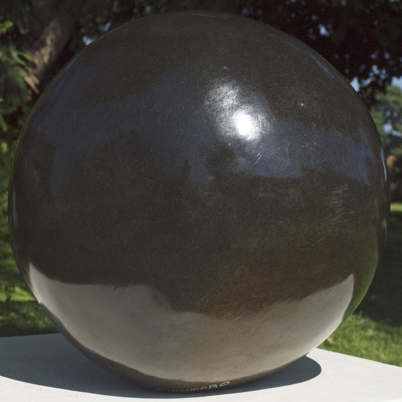 Affordable original stone sculpture - Heavenly Bodies by Tanyanyiwa Nyandoro - back