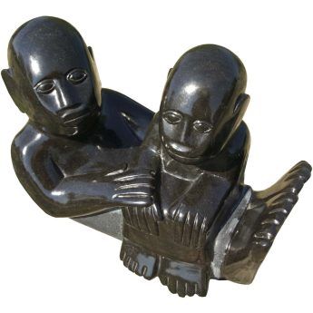 Sister Looking After... by Sylvester Mubayi - front from above