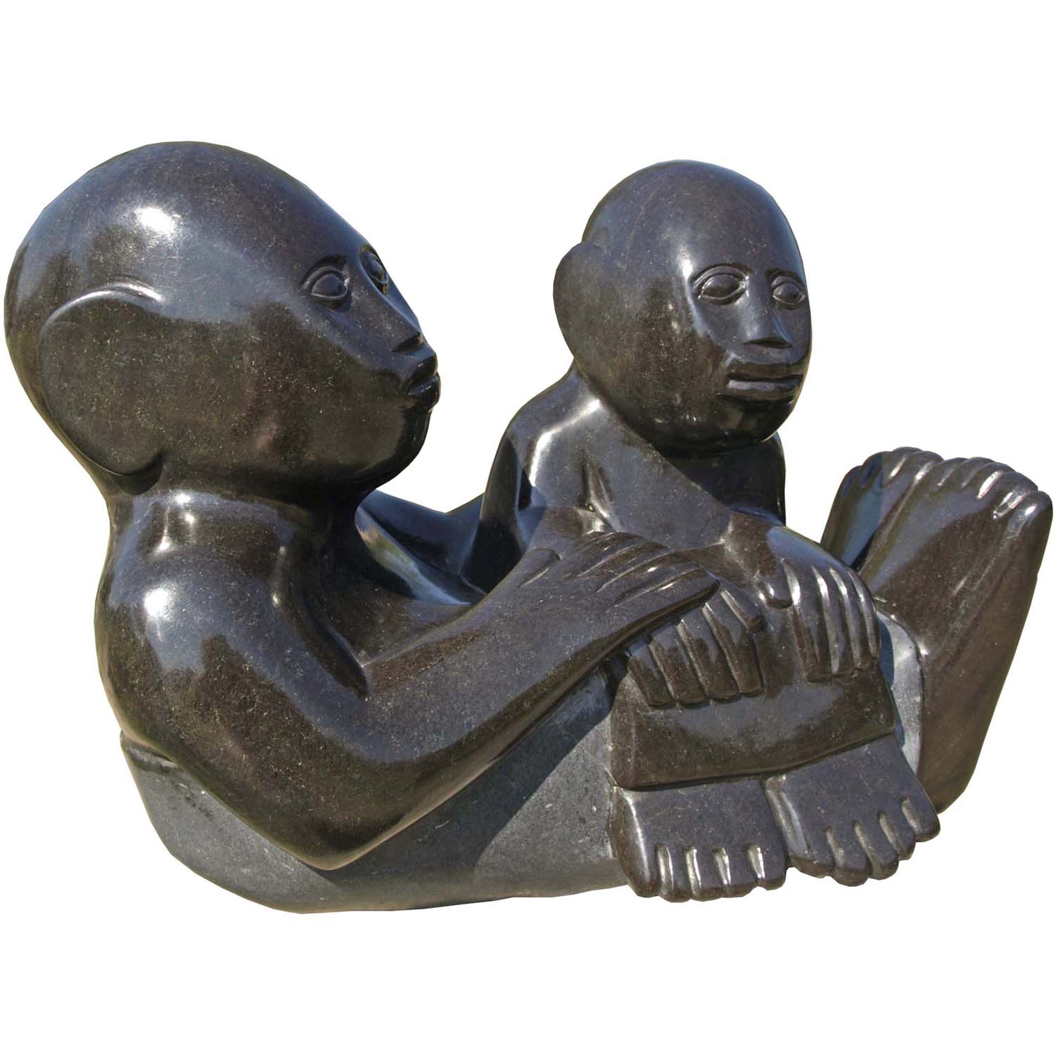 Sister Looking After... by Sylvester Mubayi - front left