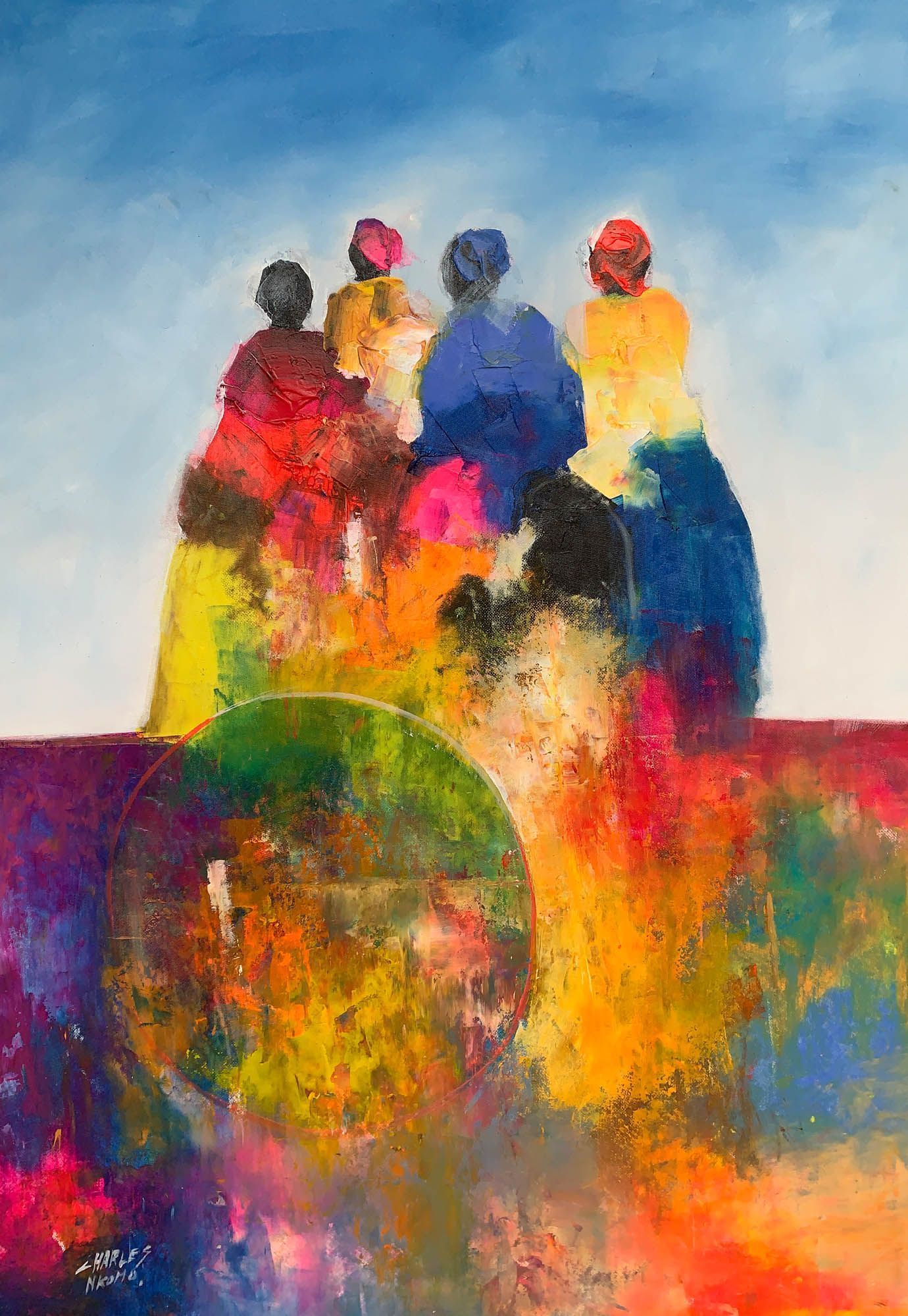 Looking Over - Charles Nkomo - Guruve - UK-based gallery of
