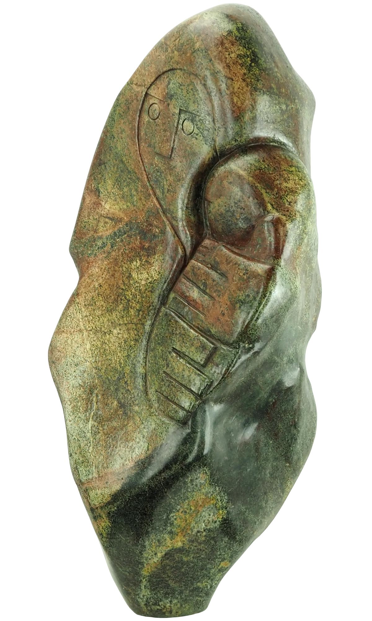 Zimbabwe Shona stone sculpture carving Mother And Baby child by Henry Munyaradzi - image 11