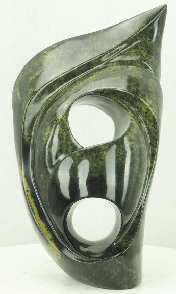Abstract Zimbabwean Shona stone carving - Generations by Antony Masamba - main image