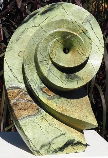 Meditation art sculpture calm peace - Settled Mind by Tafadzwa Tandi - main image
