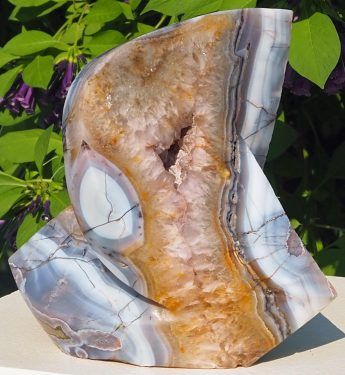 Agate sculpture crystal art - Tears Of Joy by Tafadzwa Tandi - main image