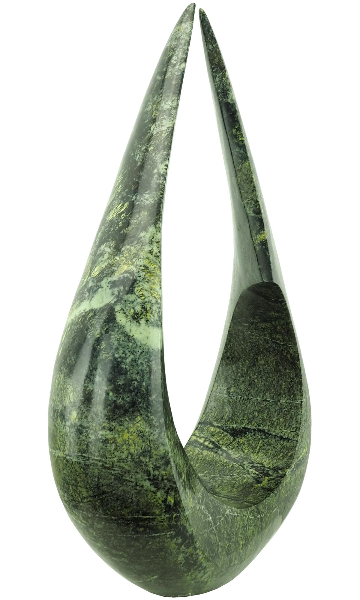 Abstract sculpture healing mediation conflict resolution - Hearing Both Sides by Nesbert Mukomberanwa - image 3