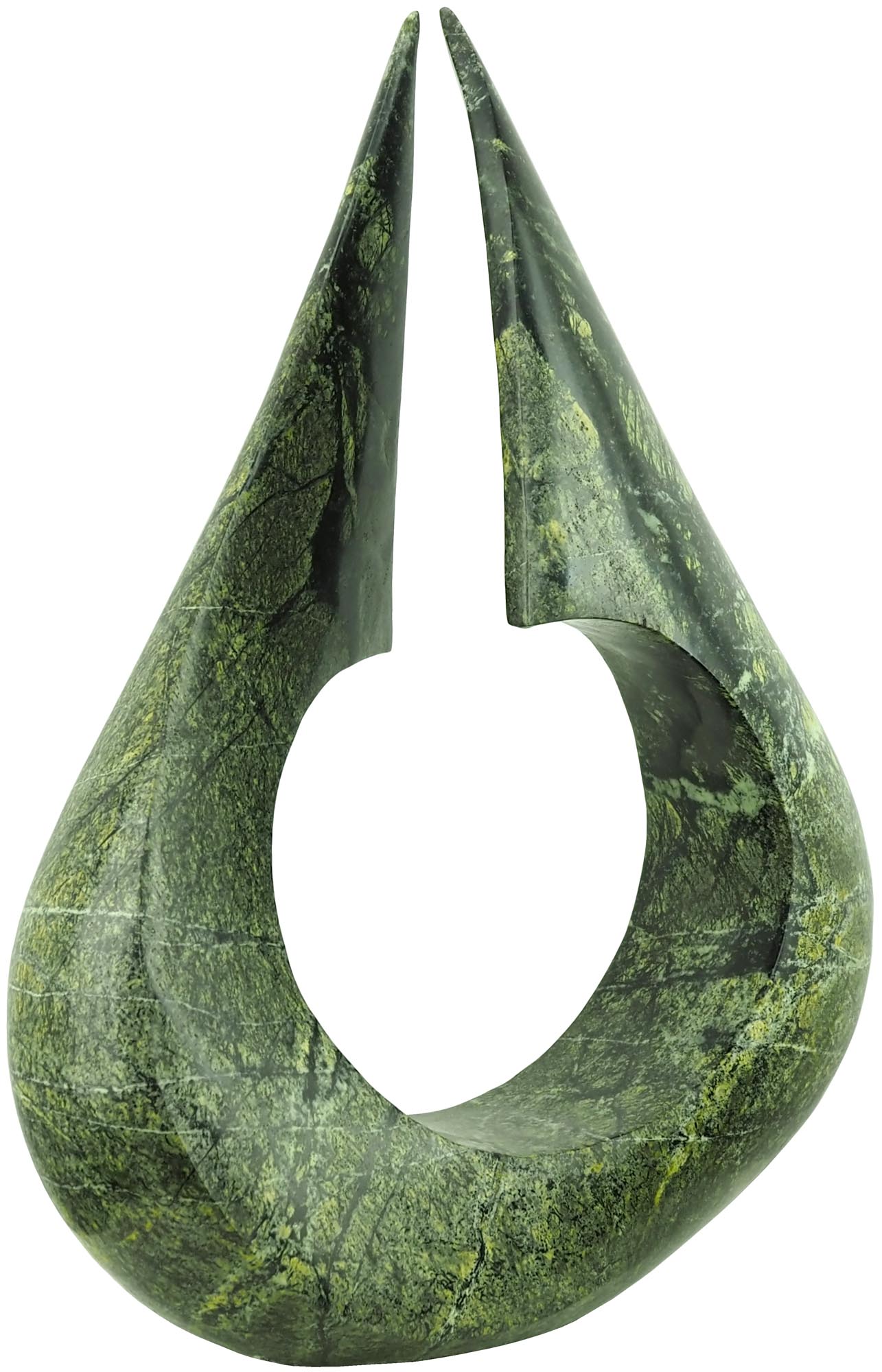 Abstract sculpture healing mediation conflict resolution - Hearing Both Sides by Nesbert Mukomberanwa - image 6