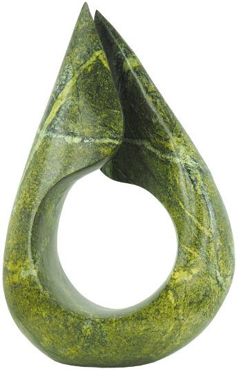 Abstract sculpture lovers husband wife - My First Choice by Nesbert Mukomberanwa - image 1