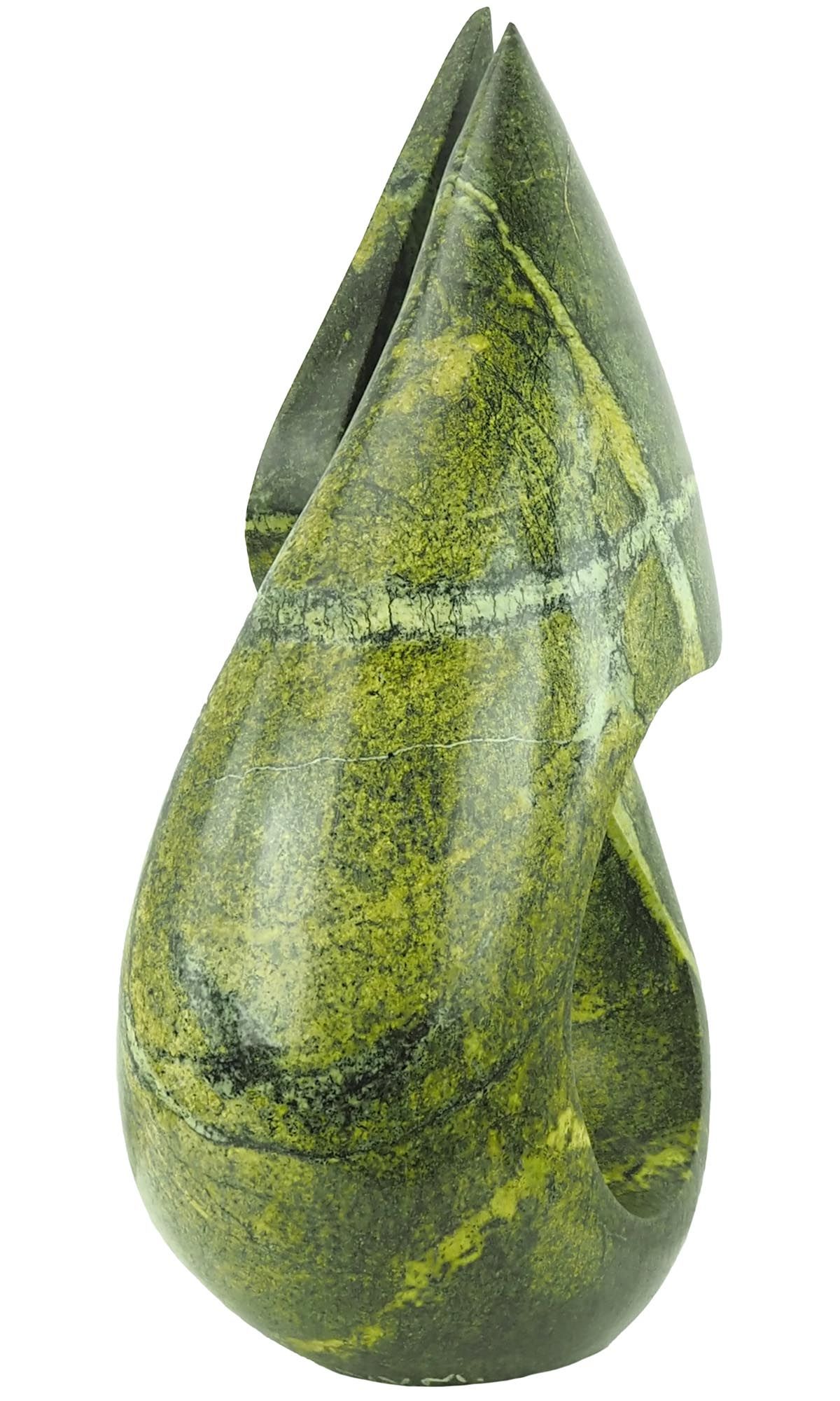 Abstract sculpture lovers husband wife - My First Choice by Nesbert Mukomberanwa - image 3