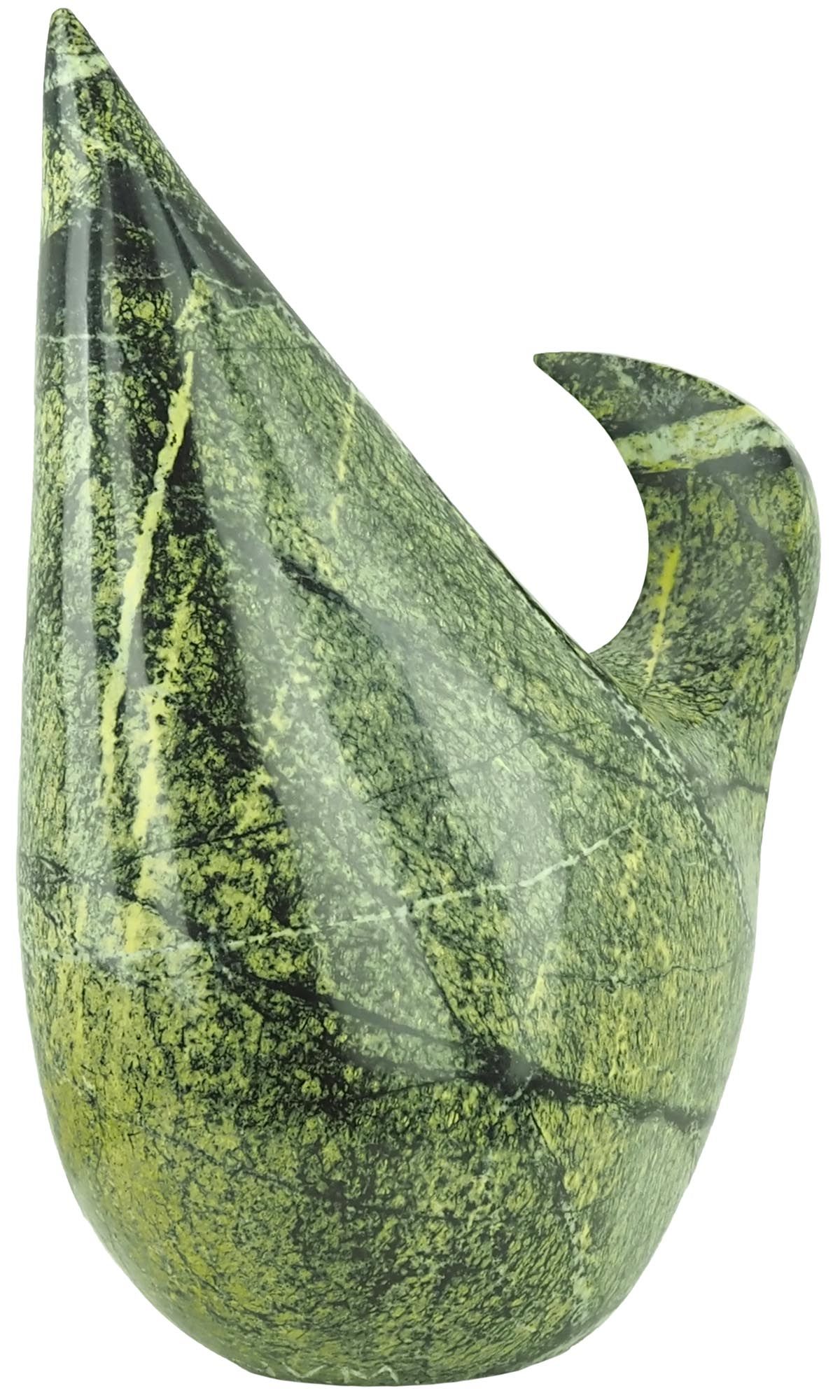 Abstract bird sculpture ornament art - Listening For His Call by Nesbert Mukomberanwa - image 5