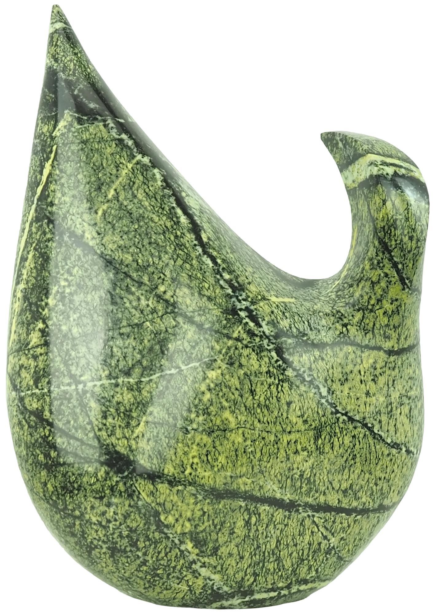 Abstract bird sculpture ornament art - Listening For His Call by Nesbert Mukomberanwa - image 6