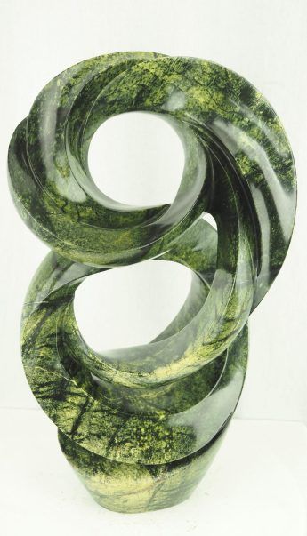 Contemporary art Zimbabwean Shona stone sculpture unique - Natural Succession by Willard Bopoto - main image