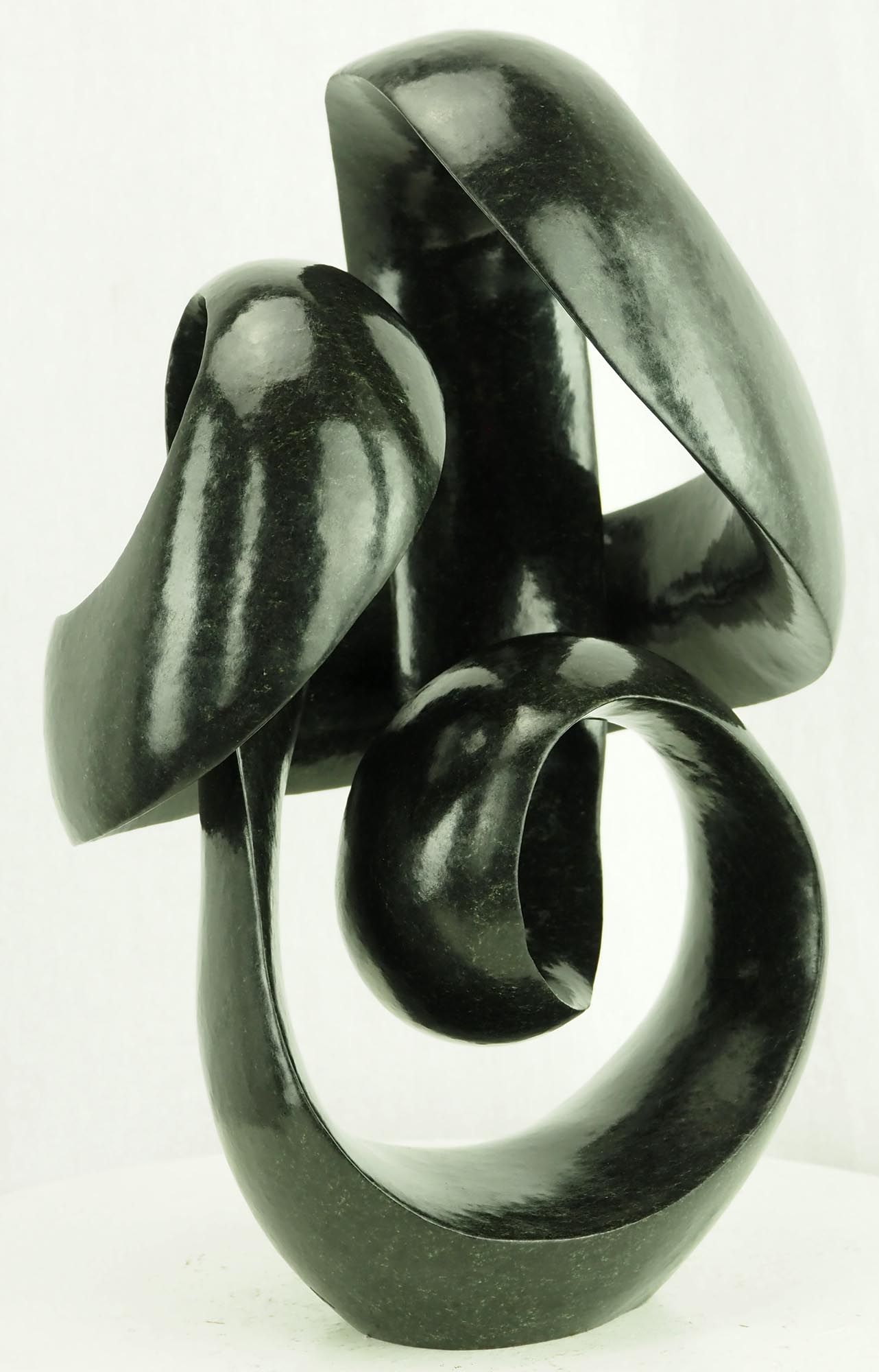 Affordable art handmade sculpture carving ornament - Family Bond by Tonderai Sowa - image 2
