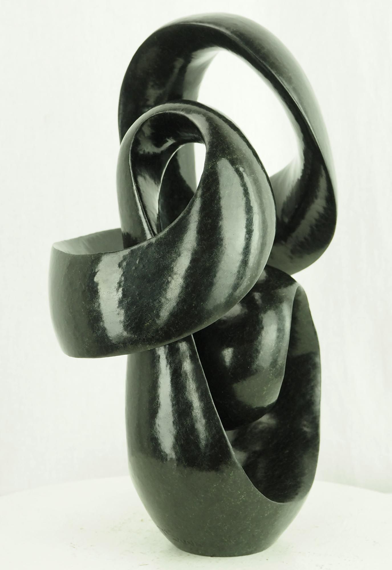 Affordable art handmade sculpture carving ornament - Family Bond by Tonderai Sowa - image 3