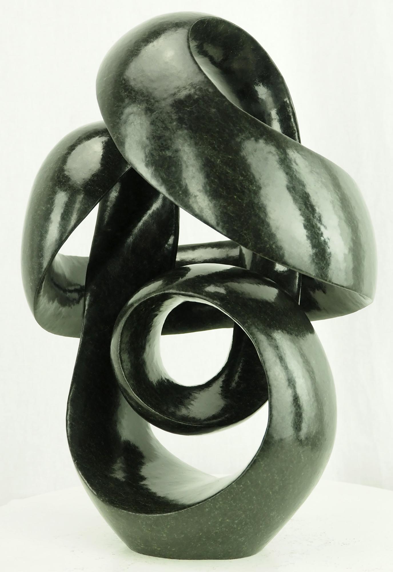 Affordable art handmade sculpture carving ornament - Family Bond by Tonderai Sowa - image 7