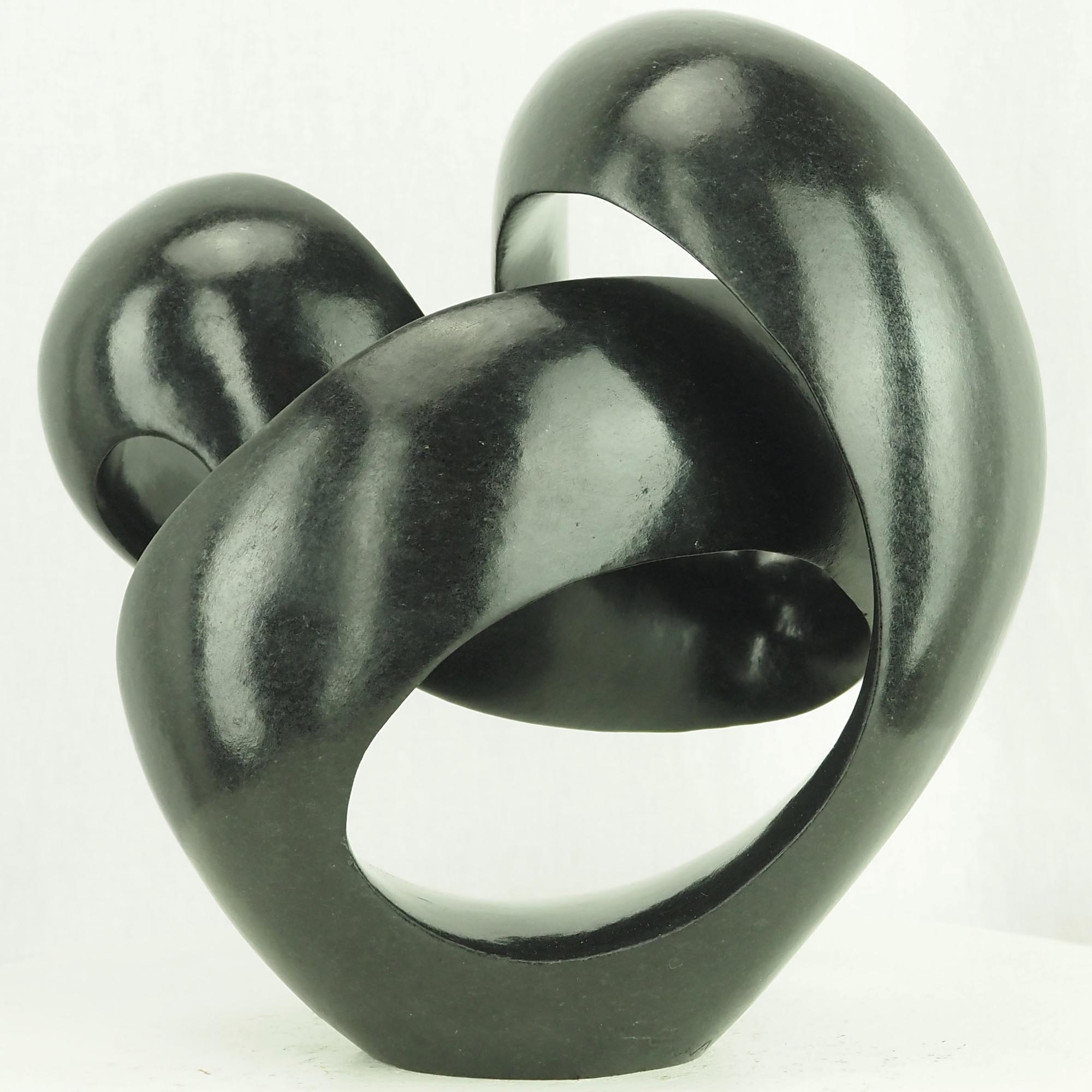 Affordable black stone sculpture carving original gift - Searching by Tonderai Sowa - image 5