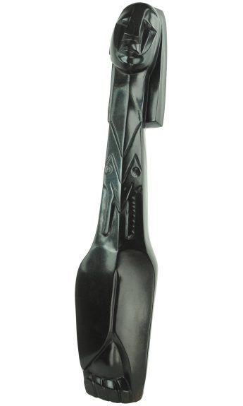 African art collector special sculpture from famous Zimbabwean sculptor - Woman Possessed by Nicholas Mukomberanwa - front