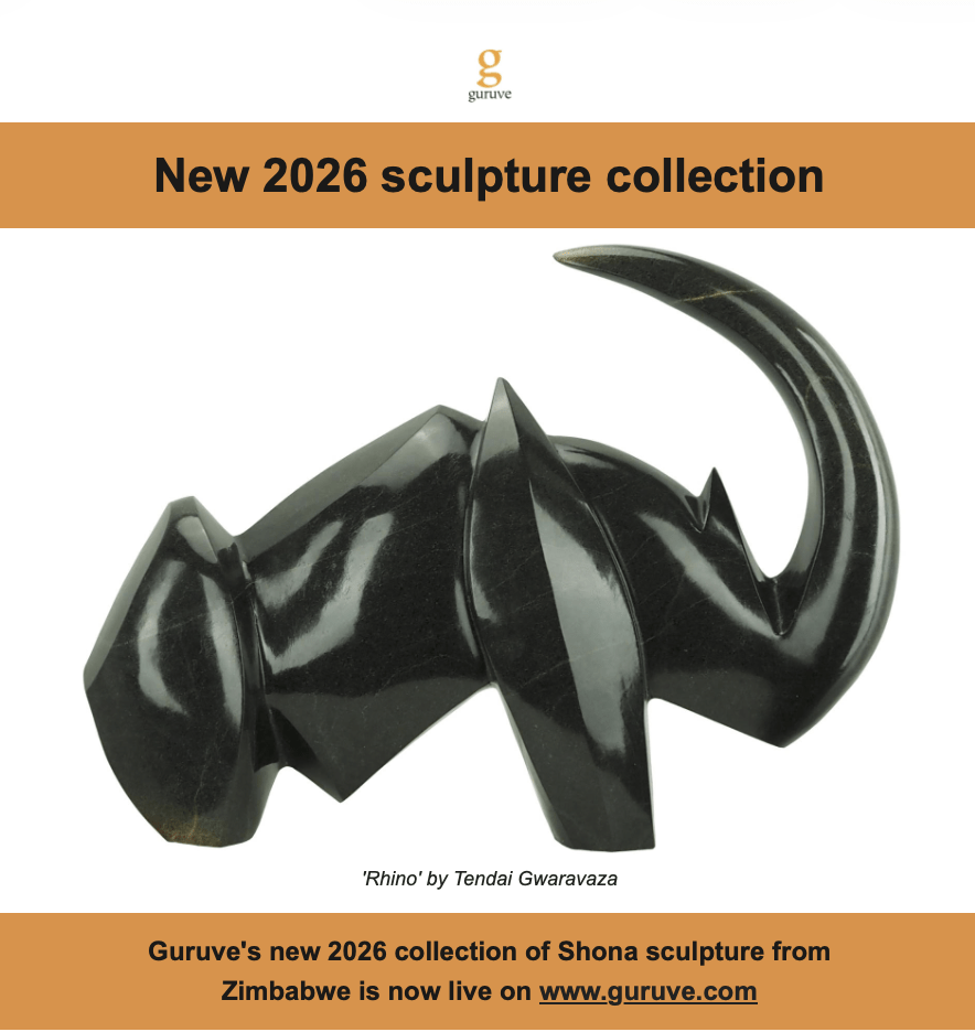 New Shona sculpture collection on Guruve's online gallery now live - mailshot featured image